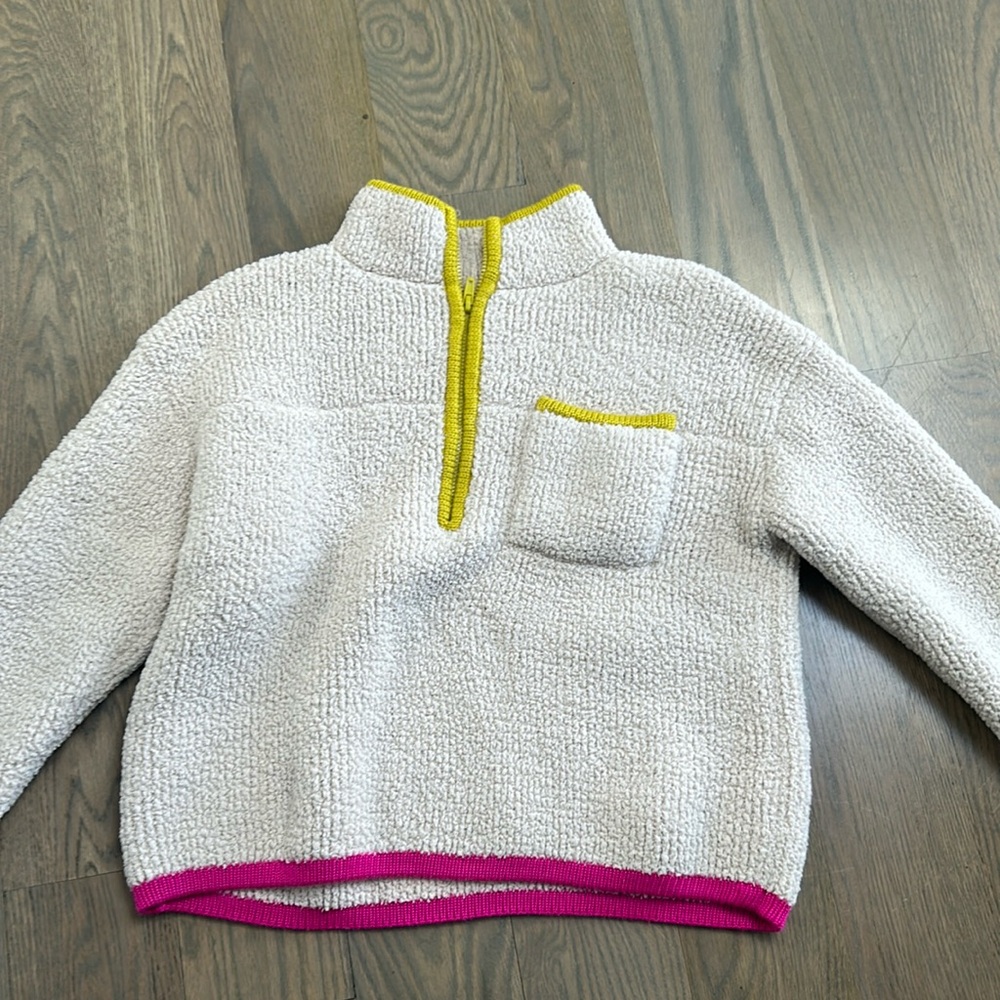 Anthropology cropped fleece